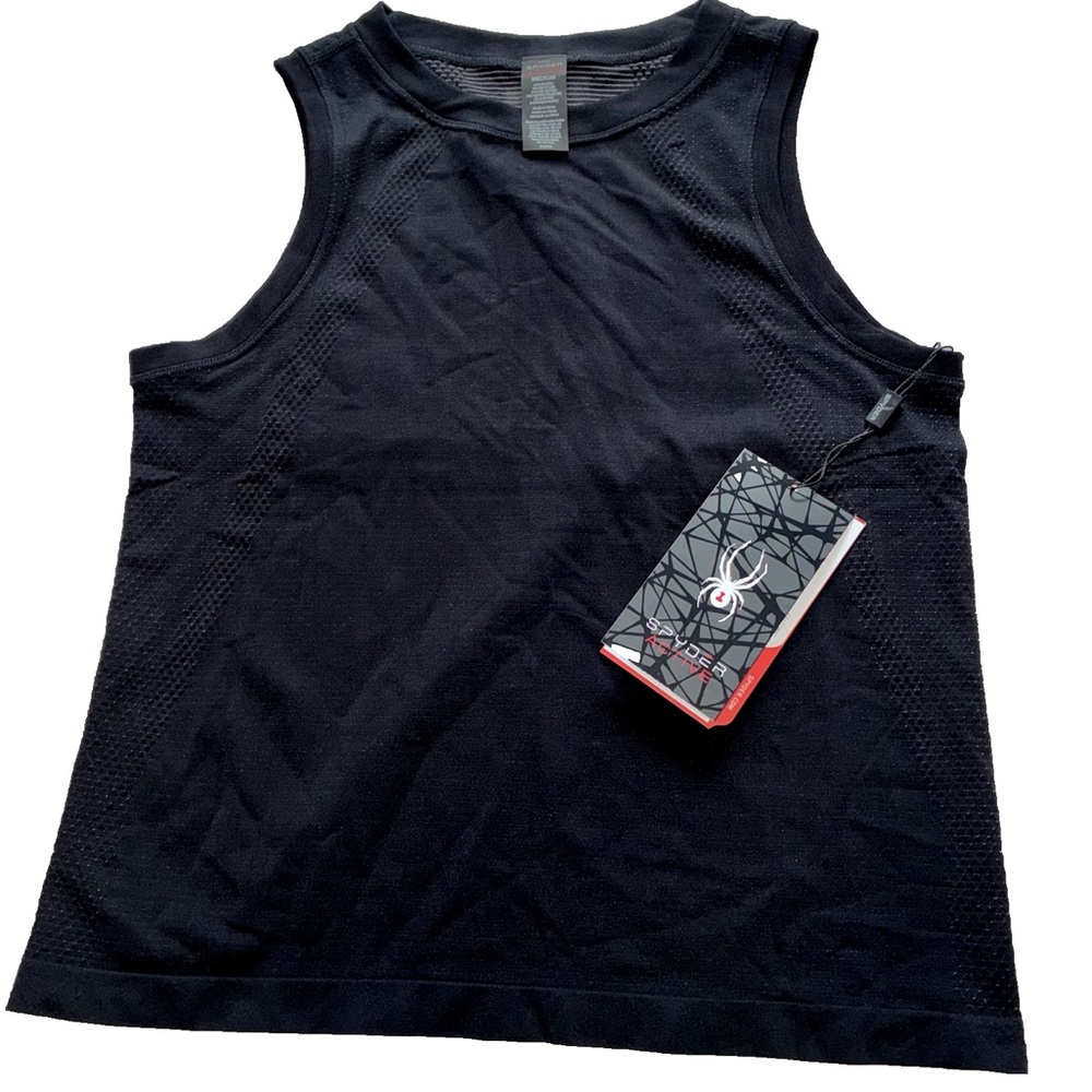 Spyder Fitness Women’s Sleeveless Quick Dry Tank Top Shirt Size M NWT
